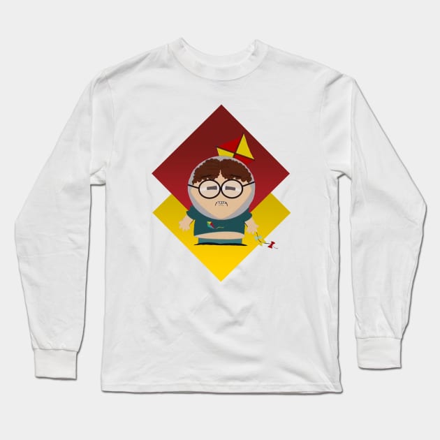 South Park - The Human Kite 2 - Kyle Long Sleeve T-Shirt by Xanderlee7